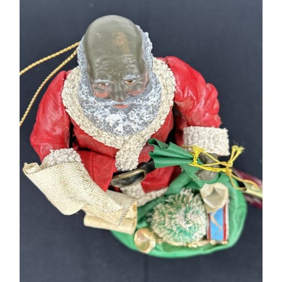 Clothtique Black Santa Possible Dreams Christmas Ornament 7" NWT 1993 - Picture 6 of 9